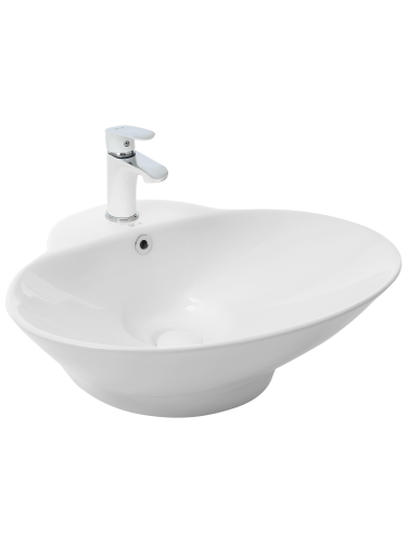 Раковина WeltWasser WW SK 48 см 10000004584 накладная цвет белый глянцевый