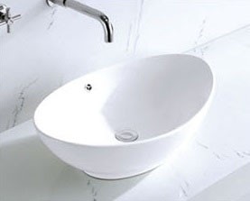 Раковина CeramaLux 59 см 9019 накладная цвет белый - фото 2