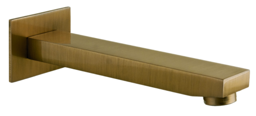 Излив Remer Qubika 91QVO настенный латунь