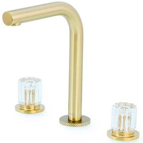 Смеситель Boheme Elegante 152-MG-EL на столешницу золото матовое