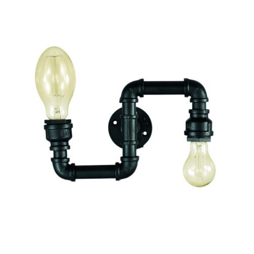 Бра Ideal lux PLumber (ПЛумбер) Plumber AP2 Nero