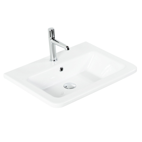 Раковина керамическая BelBagno Urban 12060-KL 60х46 накладная цвет белый