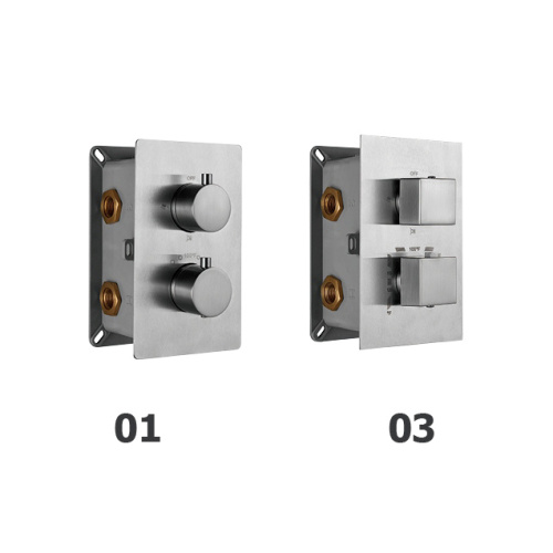 Смеситель для душа RGW Shower Panels (Шоувер панелс) 21140542-31 встраиваемый в стену хром с термостатом