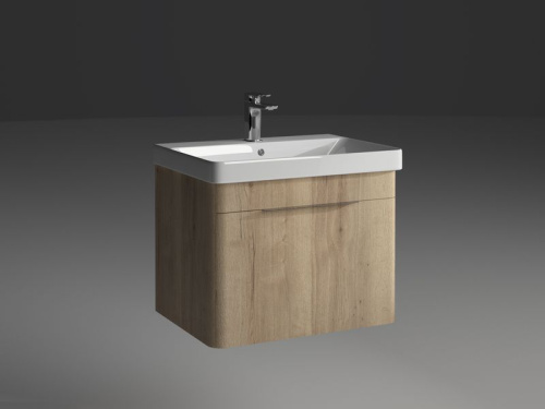 Тумба под раковину IBX Round R450601C/TABACO 60х44х40 подвесная