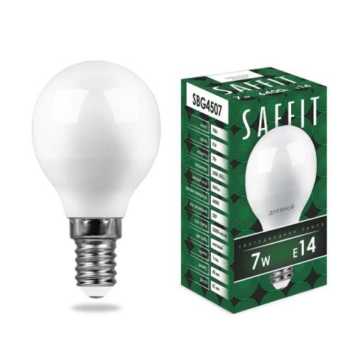Лампа светодиодная Saffit SBG4507 55123