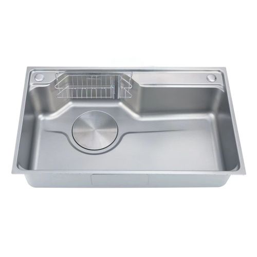 Кухонная мойка Fmark FSC7846L 78х46 цвет сатин поверхность матовая