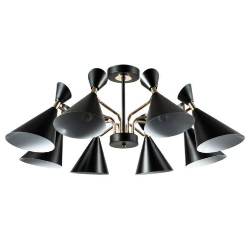 Люстра на штанге Arte Lamp Wellington (Веллингтон) A2711PL-8BK