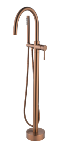 Смеситель Boheme Uno 469-CB напольный медь брашированная