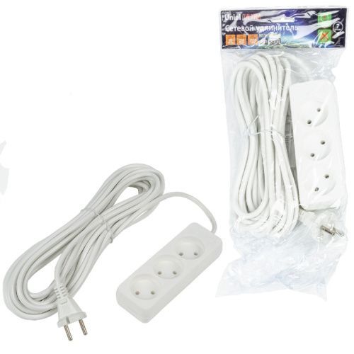 Удлинитель бытовой Uniel ULTRA (УЛТРА) S-CU3-7 WHITE