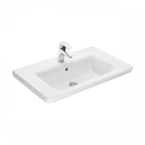 Раковина из сантехнического фарфора Roca The Gap Unik 7327471000 70х44 накладная цвет белый
