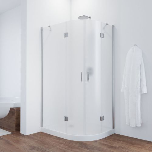 Душевой уголок Vegas-Glass AFS-F TUR+NOVO AFS-F TUR NOVO h1890 90*80 08 10 L 90х80 стекло матовое профиль хром без поддона