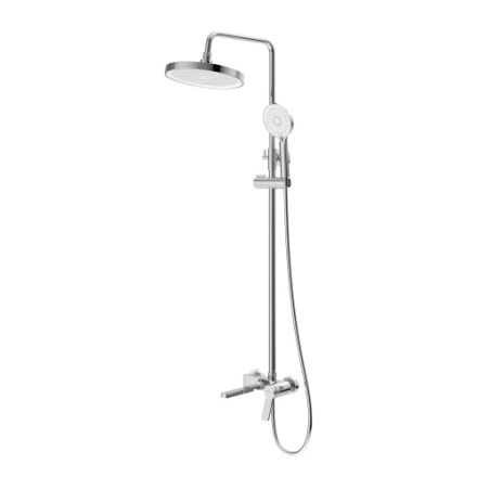 Душевая стойка BelBagno ALBANO ALBANO-VSCM-CRM настенная хром Душевая стойка BelBagno ALBANO ALBANO-VSCM-CRM настенная хром