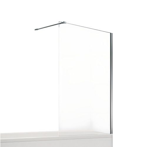 Душевая шторка на ванну New Trendy NEW MODUS Chrome EXK-1918-WP 90х150 стекло прозрачное профиль хром глянцевый ориентация универсальная