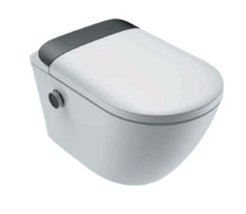 Унитаз подвесной Smartflow SMF3017T-WH белый с сиденьем микролифт безободковый импульсный смыв