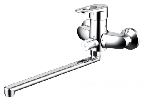 Смеситель Bravat Loop F6124182CP-02L-RUS настенный хром