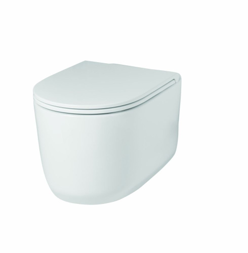 Чаша унитаза подвесная Hidra Gio GWR20/026 цвет черный матовый без сиденья безободковый