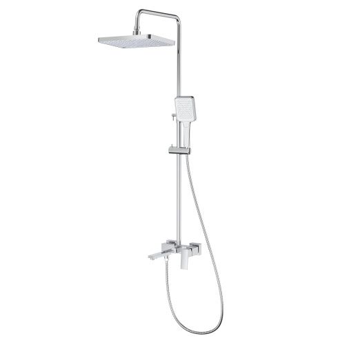 Душевая стойка Splenka S01.24 настенная цвет хром