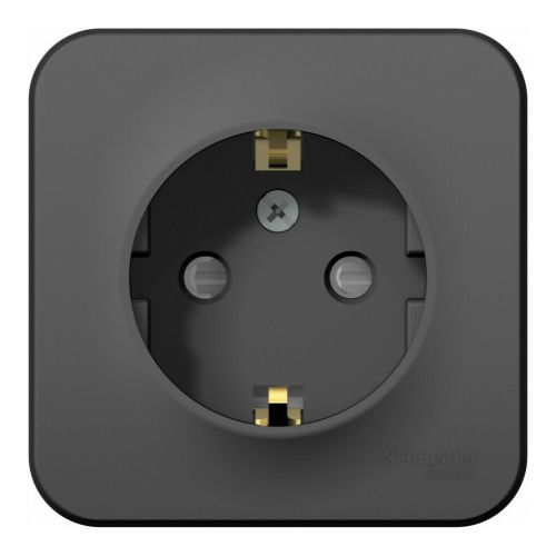 Розетка с/з со шторками 16А Systeme Electric Blanca (Бланца) BLNRA011106