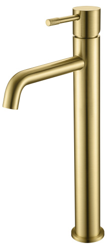 Смеситель Boheme Uno 462-MG на столешницу золото матовое