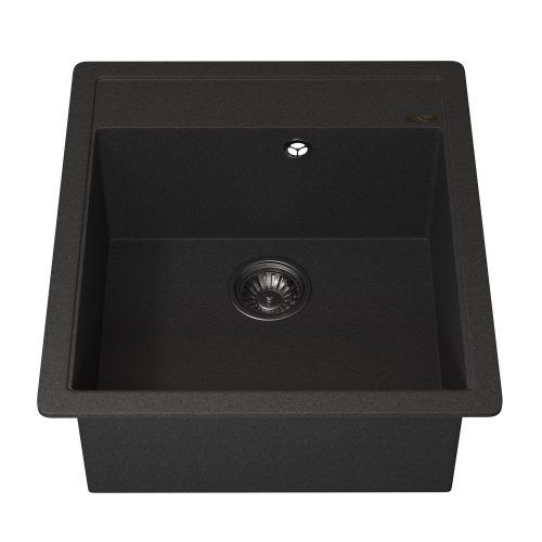 Кухонная мойка Uperwood Quartz Premium UPD-07 3910202127 46x51 цвет черный матовый