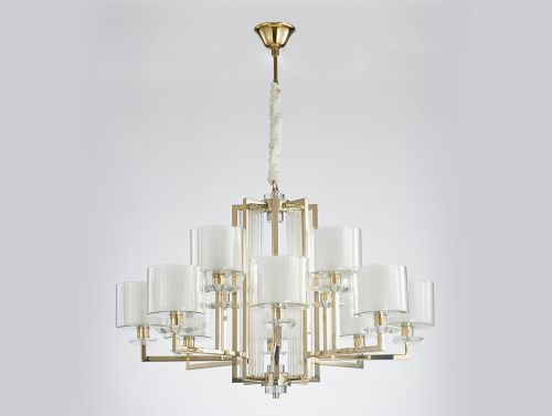 Люстра подвесная Newport 4400 4408+4/C gold