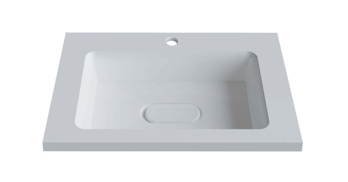 Раковина Uperwood Modul 62 см 2911020339 полувстраиваемая цвет белый