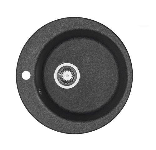 Мойка кухонная Aquaton Иверия 1A711032IV210 48х48 цвет графит