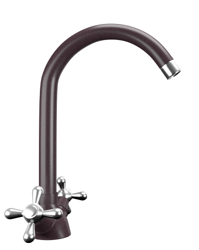Смеситель для кухни Ulgran Classic U-012-345 на раковину шоколад