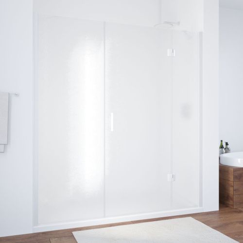 Душевая дверь Vegas-Glass AFP-F TUR+NOVO AFP-F NOVO 130 01 02 R 130х190 стекло рифленое профиль белый