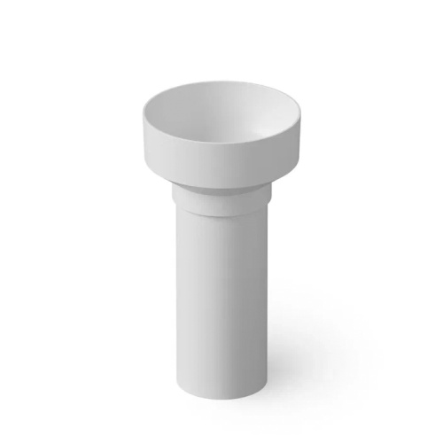 Раковина керамическая Dea Design Pedestal Basin DD2023 480 18 50х50 напольная цвет белый без отверстий под смеситель