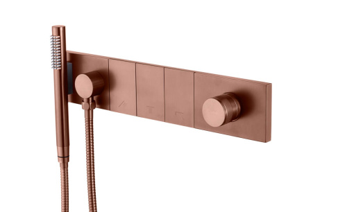 Смеситель для душа Boheme Zodiac 132-SYS-BRB встраиваемый бронза брашированная