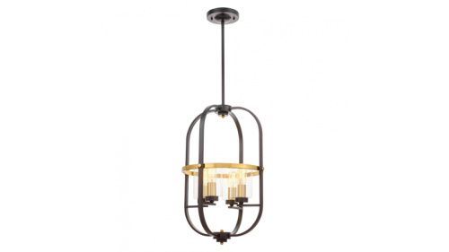 Люстра подвесная Lumina Deco Monterey (Монтереы) LDP 1141-4 BK+MD
