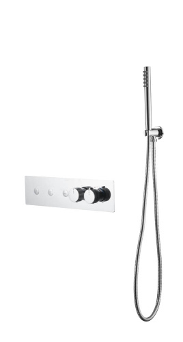 Смеситель для душа Boheme Fusion Termo 131-SYS-CR встраиваемый хром с термостатом