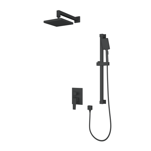 Душевая система Rush Thira TR3635-41Black встраиваемая в стену цвет черный