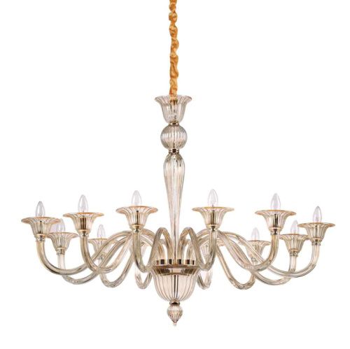 Люстра подвесная Ideal lux Brigitta (Бригитта) Brigitta SP12 Ambra