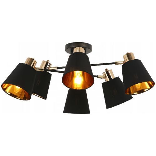 Люстра потолочная Illumico IL6116-6COU-79 BK GD Abelie
