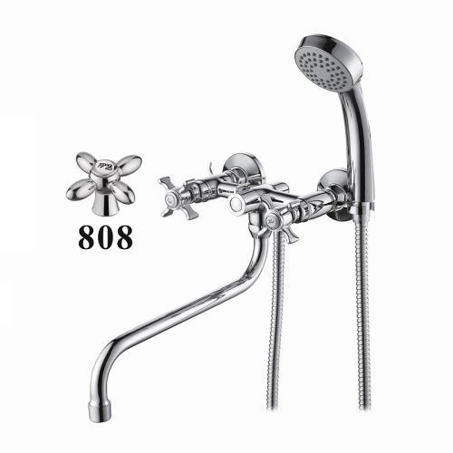 Смеситель для ванны D-Lin D143808 настенный хром