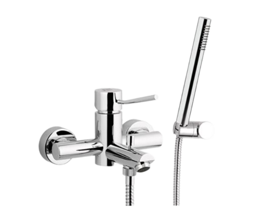 Смеситель для ванны Remer Minimal N02 настенный хром