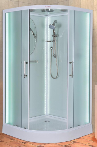 Душевая кабина Esbano ELEGANCIA ESKL110CR 110х110 четверть круга с крышей