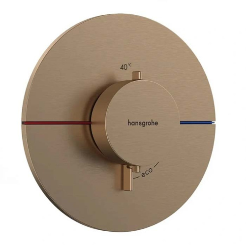 Смеситель для душа Hansgrohe ShowerSelect 15559140 встраиваемый в стену бронза с термостатом
