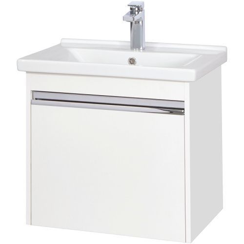 Тумба под раковину Aquaton Капри 1A230101KP010 55х43х51 подвесная цвет белый