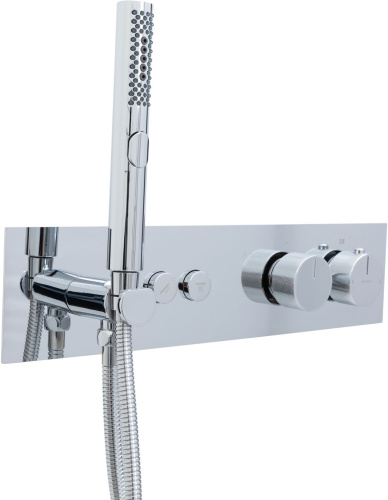 Смеситель для ванны с душем Allen Brau Liberty 5.33010-00 встраиваемый в стену хром с термостатом