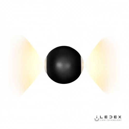 Светильник настенный iLedex Rainbow (Раинбов) ZD8168-6W RGB BK