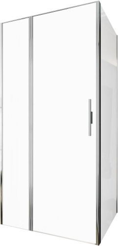 Душевой уголок Allen Brau Priority 3.31028.00 + 3.31043.00 100х90 стекло прозрачное профиль хром глянцевый без поддона Душевой уголок Allen Brau Priority 3.31028.00 + 3.31043.00 100х90 стекло прозрачное профиль хром глянцевый без поддона