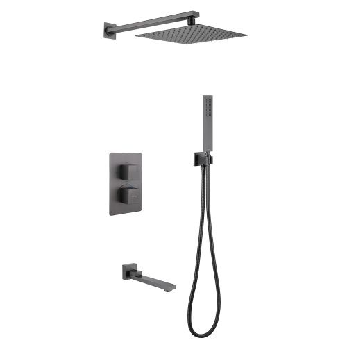 Душевая система ABBER AF8250NG встраиваемая в стену с термостатом