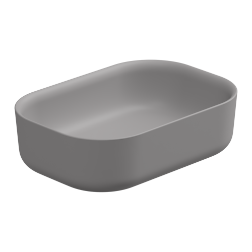 Раковина GSG Ceramic Design Hit! 60см HILAVRE60038 накладная цвет серый