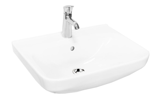 Раковина Sanita Luxe Next 60 см WB.PD/Next/60-C/WHT.G/S1 подвесная цвет белый