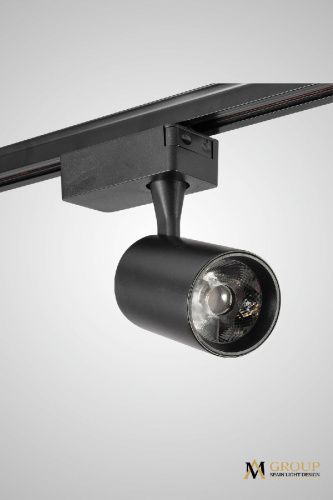 Трековый однофазный светильник AM Group Track (Трацк) AM227-10W BK 4000K