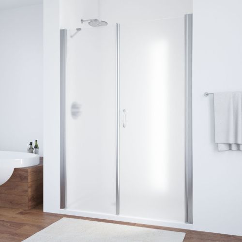 Душевая дверь Vegas-Glass EP-F-2 EP-F-2 135 08 10 R 135х190 стекло матовое профиль хром