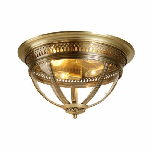 Светильник потолочный Delight Collection Residential (Ресидентиал) 771105 (KM0115C-4 brass)